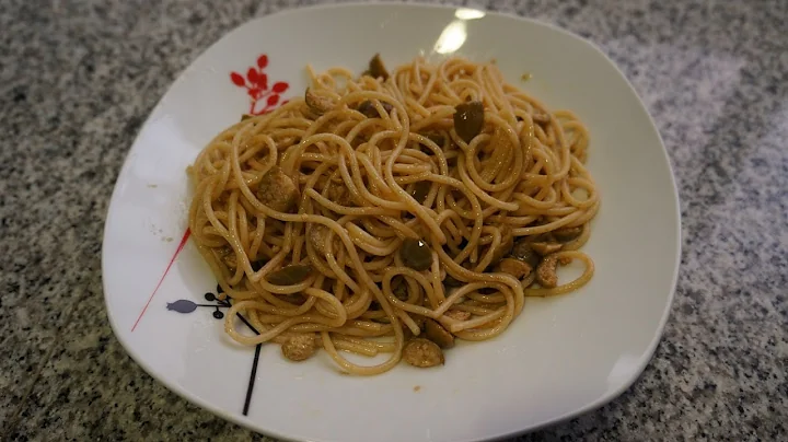 Délicieux Spaghetti aux Anchois et Câpres - Recette Facile
