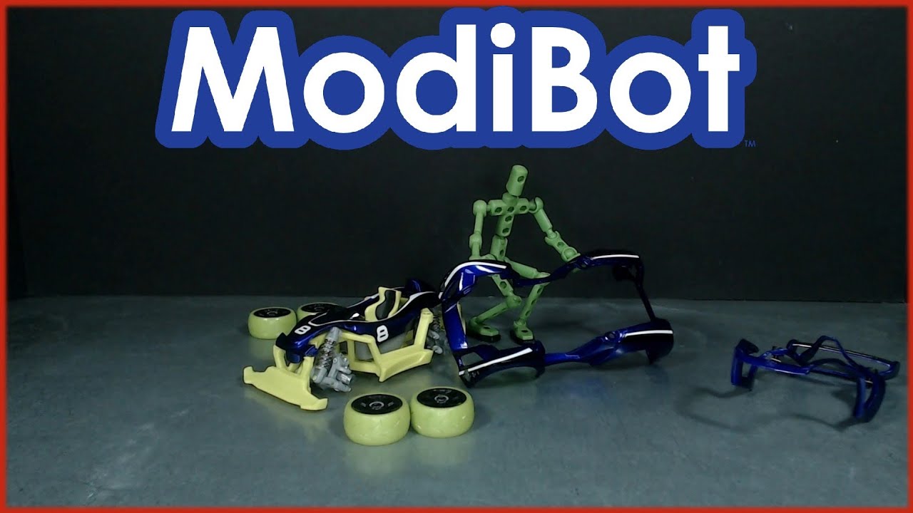 Mo Builds A Car? - A ModiBot Stop Motion Animation - YouTube
