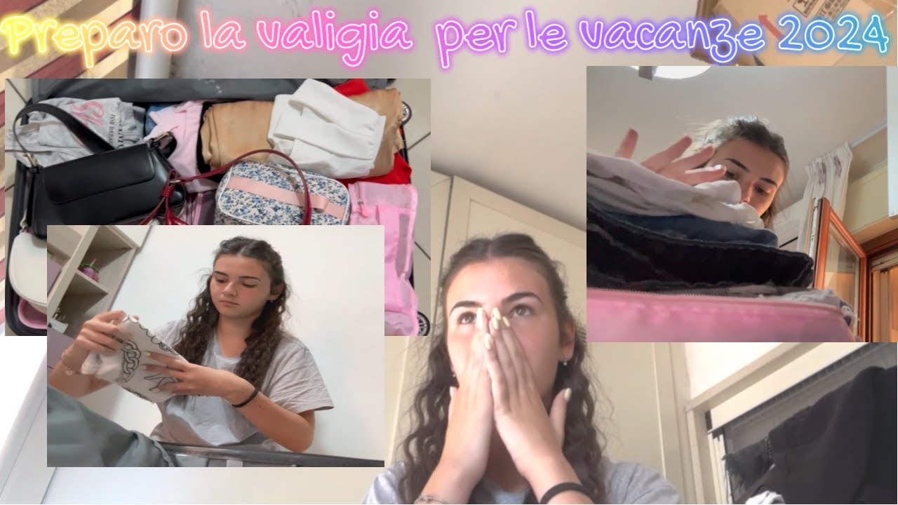 PREPARO LA VALIGIA PER LE VACANZE ESTATE 2024 | VIVO IL SOLITO DRAMMA ESTIVO CON VOI ( MARGHE )