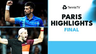 Novak Djokovic vs Grigor Dimitrov For The Title 🏆 | Paris 2023 Final Highlights