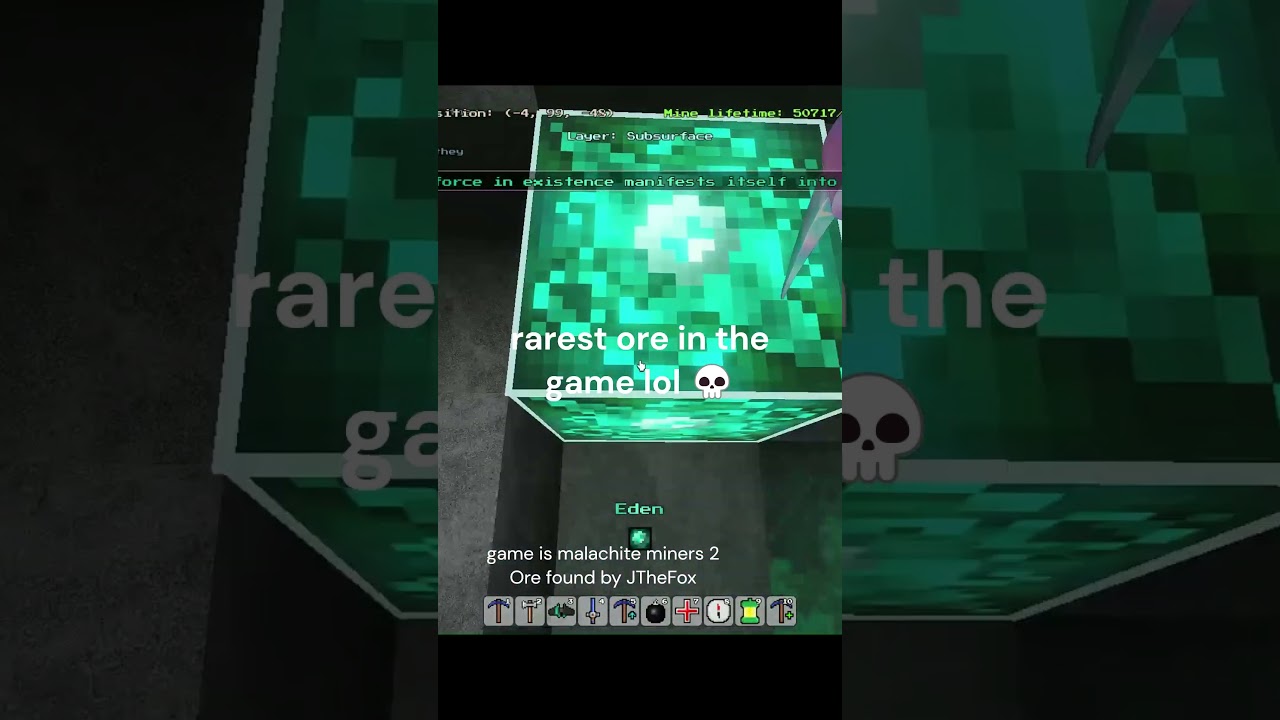 EDEN!! Rarest ore in malachite miners 2 found by 