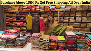 Semi Silk Sarees & Soft Silk Sarees at Ratan Silks | Biggest Showroom in Bangalore Hanumanthnagar screenshot 3