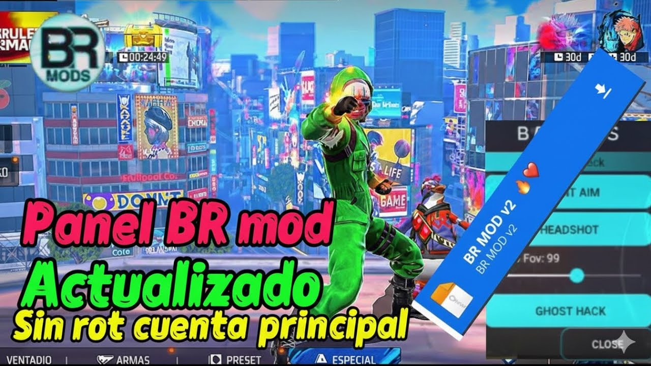 🔥 Cómo Descargar Panel BR Mod Actualizado para Android Sin Root 100% Gratis Sin Ban ni Blacklist✅