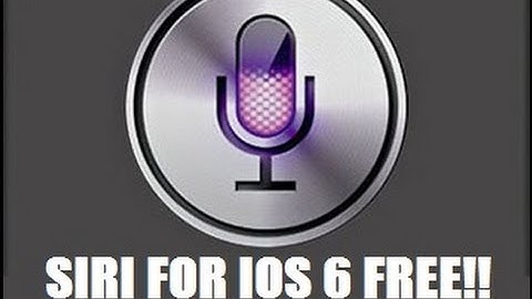 How to install SIRI on ANY IOS 6 Device INCLUDING IOS 6.1.3!!!