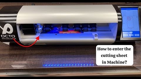 Guidelines for Properly Adjusting and Loading Cutting Sheets into the Octo Cutting Machine Plotter