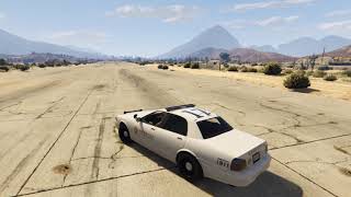 Driving Sheriff Car 17 On Desert Runway screenshot 4