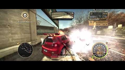 NFS: Most Wanted Redux V3 (2005) – Challenge #02/70 – Pursuit Length [Ultrawide 21:9]