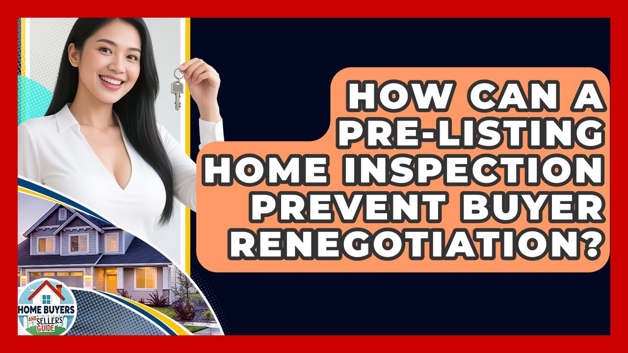 How Can A Pre-listing Home Inspection Prevent Buyer Renegotiation? - Home Buyers and Sellers Guide