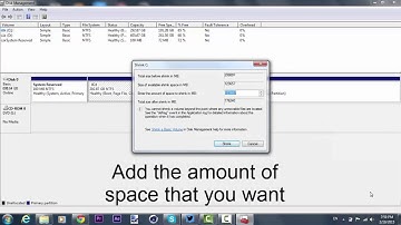 How to make a new local disk (windows7)