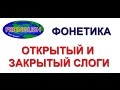 5. Английская фонетика: открытый и закрытый слоги