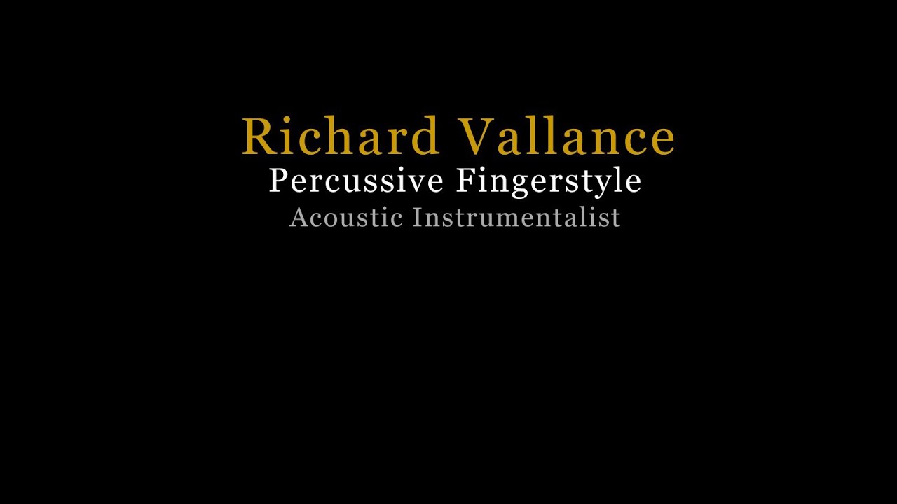 Richard Vallance - Introduction Showreel