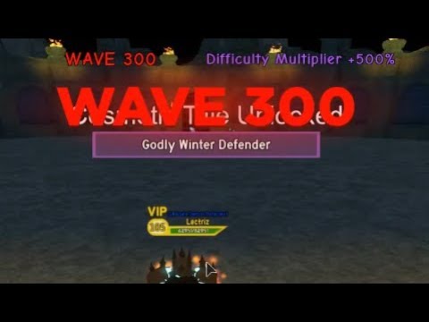 Roblox Dungeon Quest Wave Defence Wave 300 Winter Outpost Youtube - roblox dungeon quest winder outpost