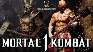 The Amazing Shao Kahn Brutality Assist!  Mortal Kombat 1: 'Geras' Gameplay (Motaro Kameo)