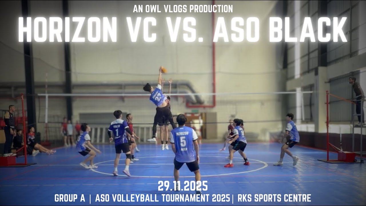 Horizon vs. ASO Black | Group A | ASO Volleyball Tournament 2025 - YouTube