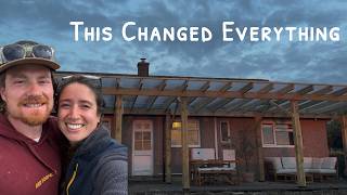 The Pergola Roof Goes On - And It's Changed Everything Already