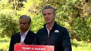 California Gov. Newsom, AG Bonta announce environmental lawsuit against Trump admin.