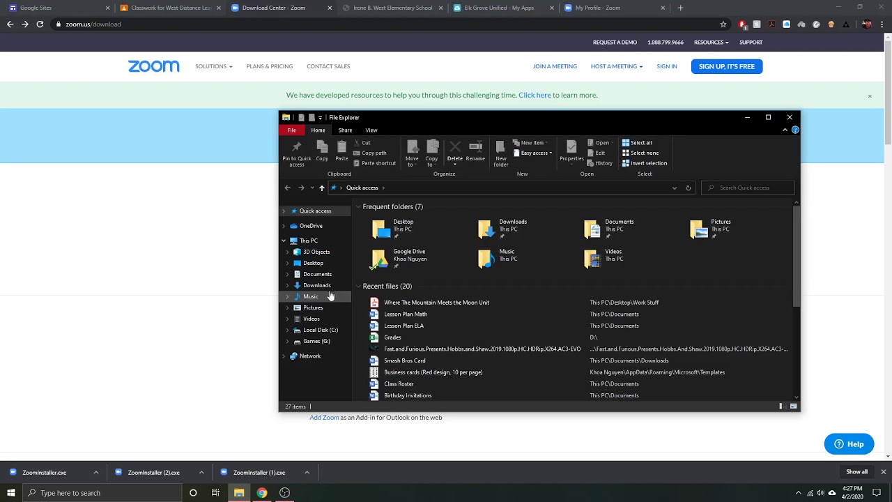 Zoom Download Tutorial for Windows - YouTube
