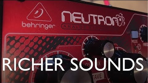 Sounds From The Behringer Neutron