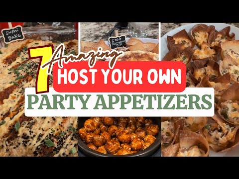 *NEW* 7 AMAZING APPETIZERS to Impress Your Guests / Easy Appetizer Recipes