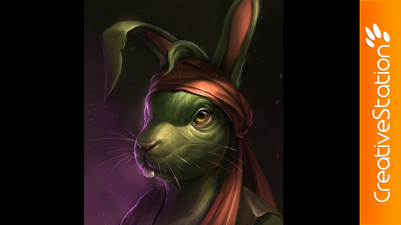 Jack Rabbit Speed Jazz Jack Rabbit - Speed Painting (#Photoshop) | CreativeStation - YouTube
