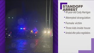 Boise man arrested after strangulation attempt, standoff with police