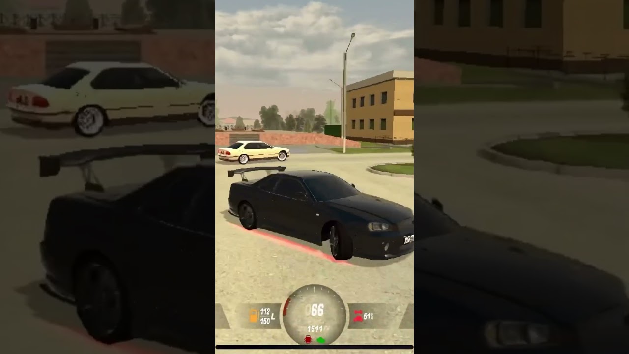 Дрифт на Nisan Skyline 