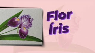 HOW TO PAINT AN IRIS FLOWER screenshot 4