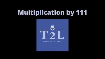Multiplication by 111 - Number Sense UIL Trick