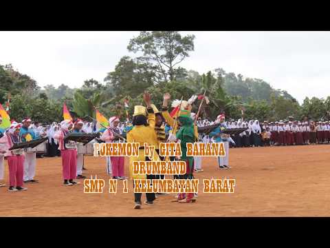 POKEMON Versi DRUMBAND Keren Luar Biasa Terbaik SMP N 1 KELUMBAYAN BARAT
