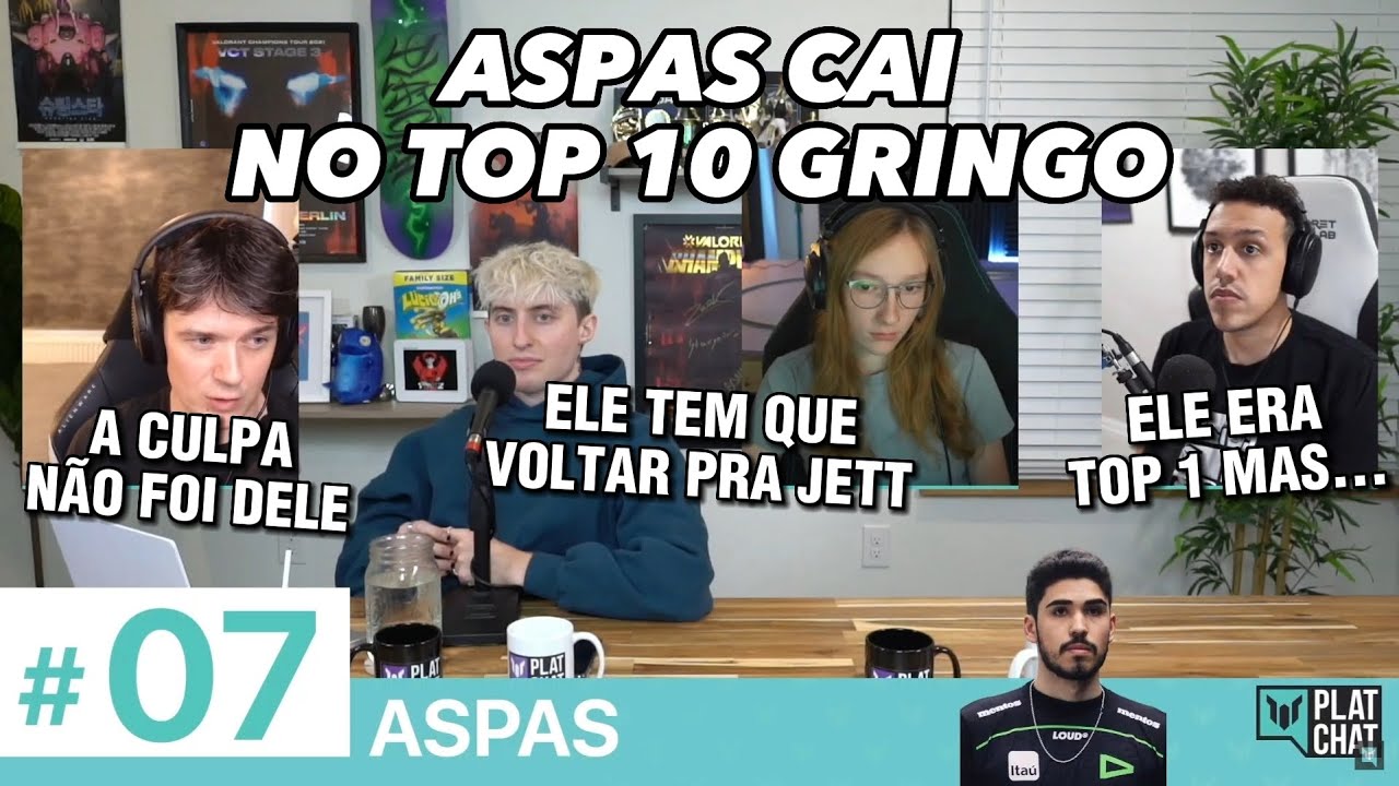 CASTERS GRINGOS DEIXAM LESS DE FORA DO TOP 10 E ASPAS CAI 6 POSIÇÕES DO TOP 10 DA CHAMPIONS