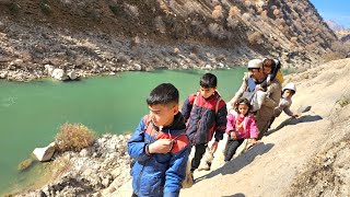 Download Lagu Agha Qurban and the children's journey to Talwa, crossing high mountains, falling into the water MP3