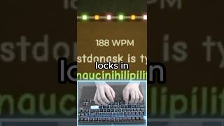 When A Speedtypist Fully Locks In