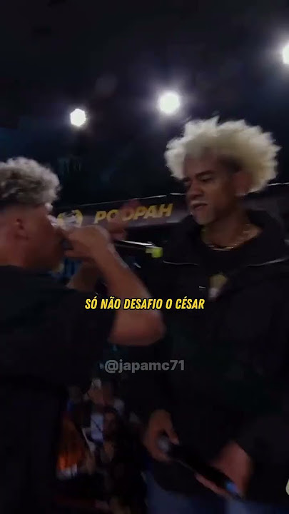 Japa vs Cesar? 🤣🤣🤣 #batalhaderima #rimaslegendadas #rimas #freestyle #rap #mc #hiphop #memes