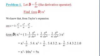 QM Vectors Operators Problem 01