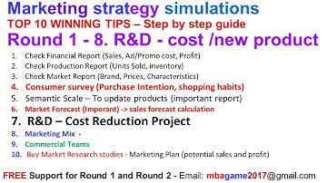 Markstrat guide  - Round 1 Tip 8 - How to win Markstrat - Top 10 Winning Tips