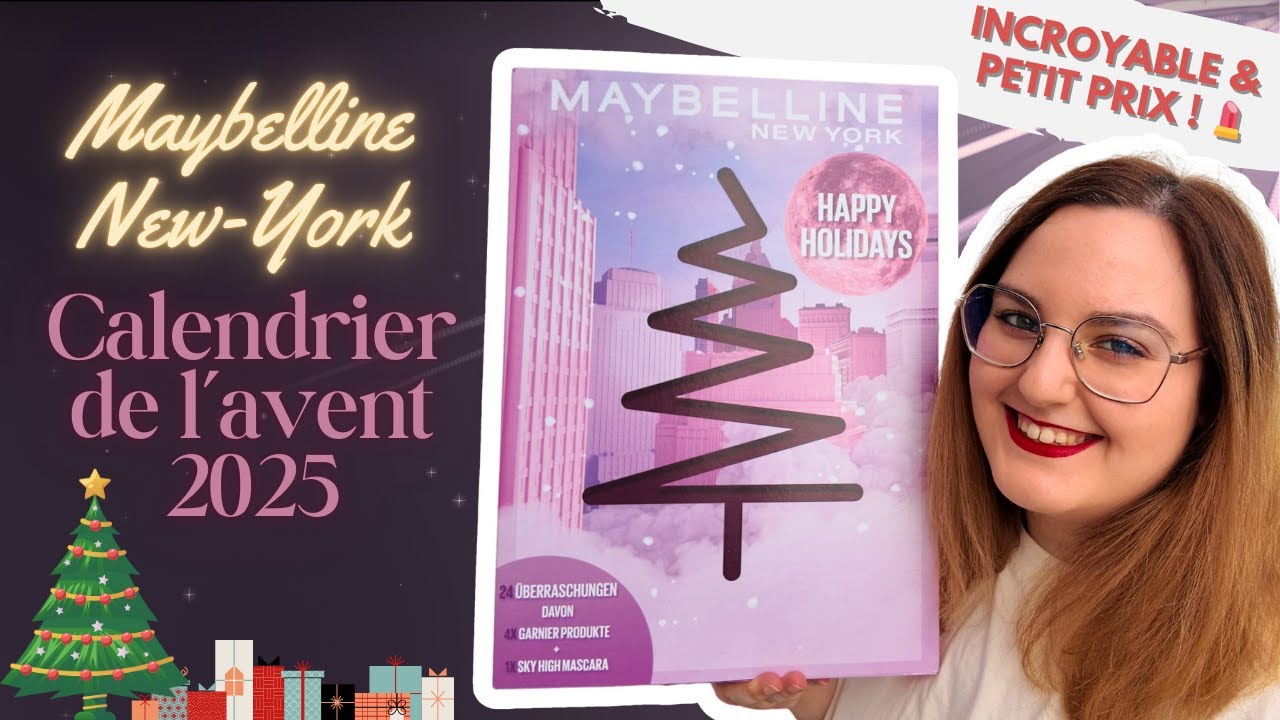 UNBOXING Calendrier de l’Avent Maybelline 2025 🎁 Allemand – Mieux que la version française ?✨