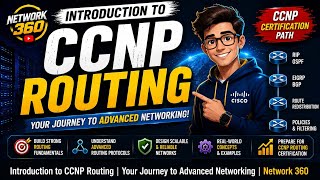 INTRODUCTION TO CCNP ROUTING 🚀 | Complete Beginner Guide | CCNP Routing Explained | Network 360