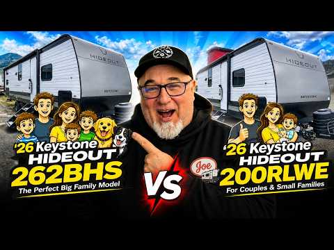 2026 Keystone Hideout 262BHS vs 200RLWE FULL Compare! | Two Affordable RVs Feel WAY More Premium 😲💰