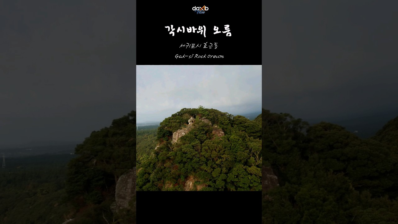 각시바위 오름  #shorts #각시바위 #오름 #oreum #dronevideo #daxib #제주 #fpv #drone