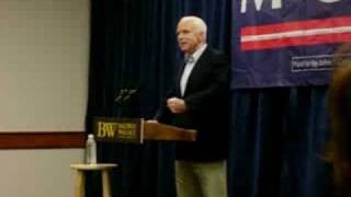 John McCain in Berea 09/23/08 Part 2 Wealth