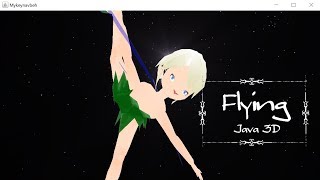 Java 3D: Flying Tinker Bell Skating Figures (Jump, Layback, Spiral)_2/空飛ぶティンカーベルのフィギュアスケート