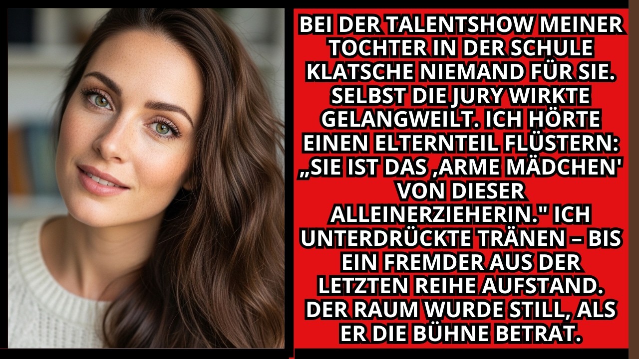 Man nannte sie ‚das arme Mädchen‘ bei der Talentshow dann stand ein Fremder auf und änderte alles