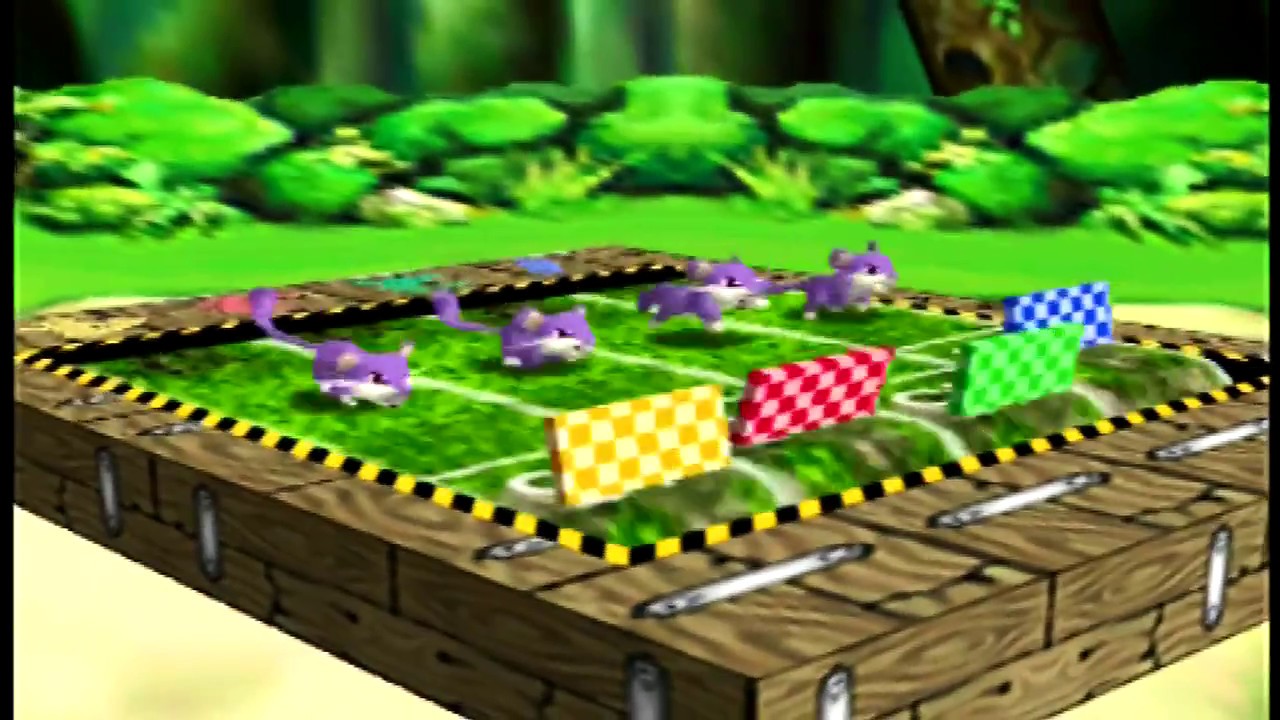 Pokemon Stadium [N64] - Minispiel "DAS RATTFRATZ-RENNEN" [Minigame: Run, Rattata, Run] - Mega Hyper