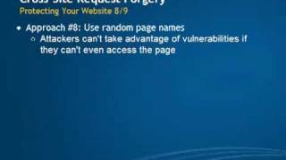 Cross-Site Request Forgery (CSRF) Protection Against CSRF Part 2