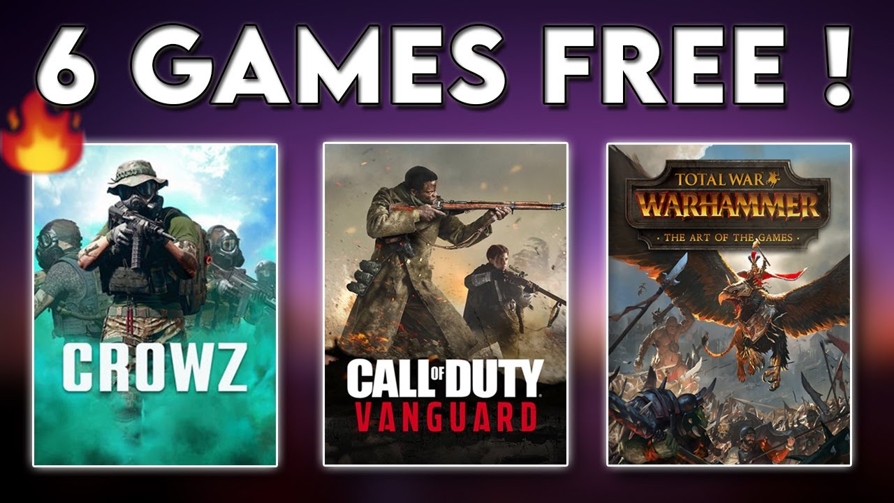 6 GAMES ARE FREE CLAIM NOW FOR EVERYONE ! | EPIC GAMES FREE GAMES 2022 | STEAM FREE GAMES 2022