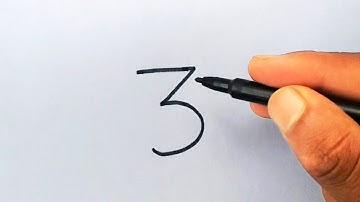 How To Turn Number 3 Into a Rat Draw l Rat Drawing Easy l Drawing tutorial l ছবি আঁকা l Tipsclub