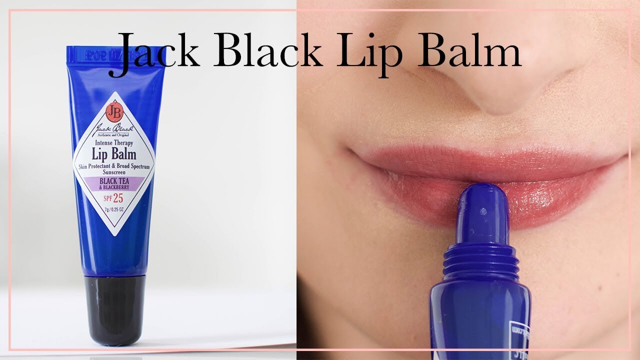 Jack Black Intense Therapy Lip Balm Wear Test Review | Lipstick A Day -  YouTube