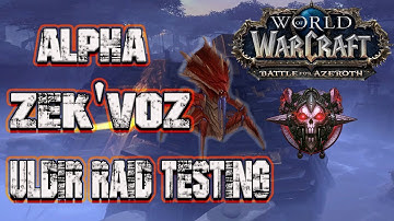 BFA - Alpha Raid Test Zek