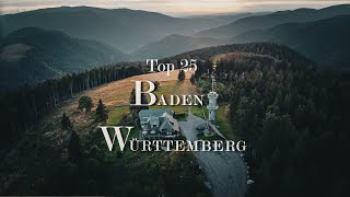 Top 25 Places To Visit In BadenWürttemberg   4K Drone