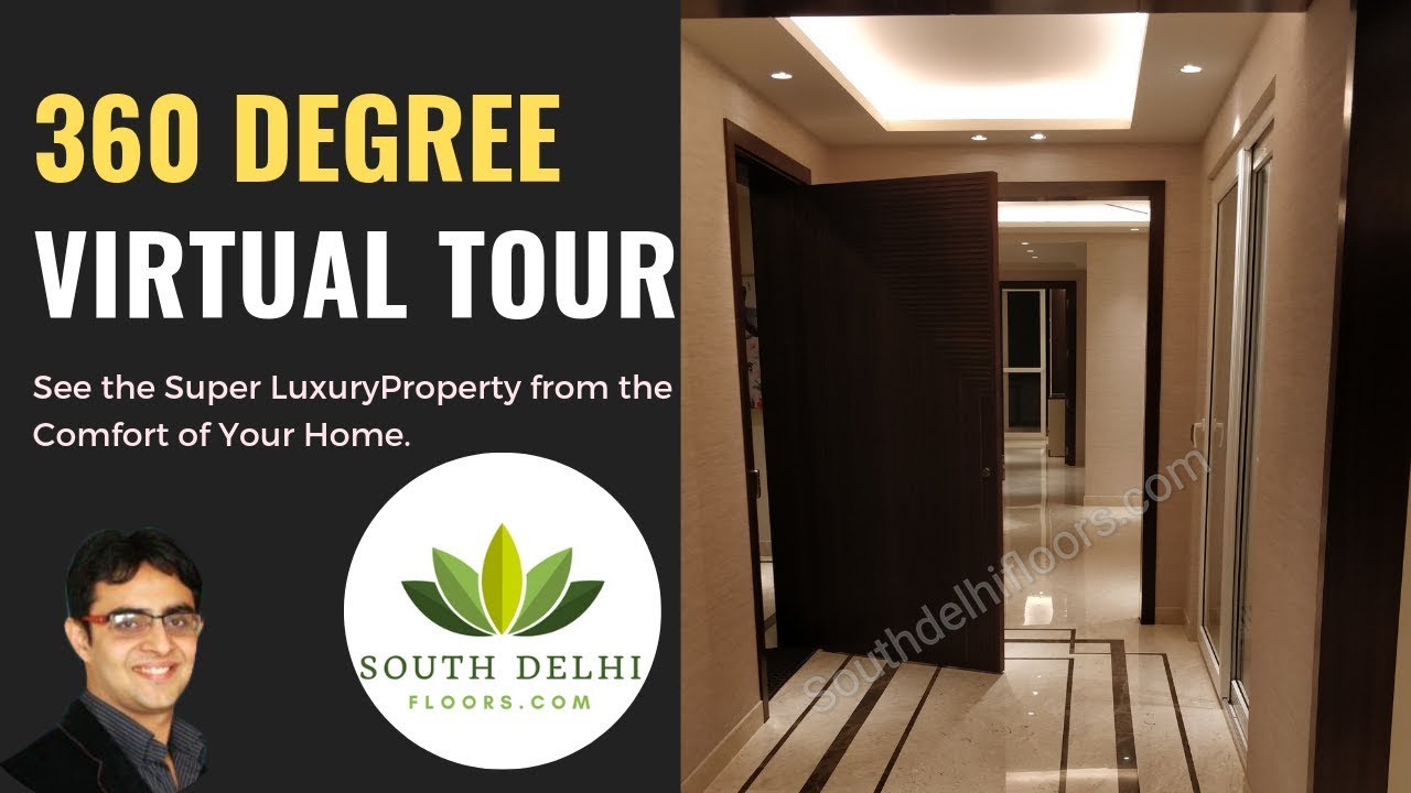 Property in Delhi 360° Degree Virtual Tour Video SDA, 525 Yards YouTube